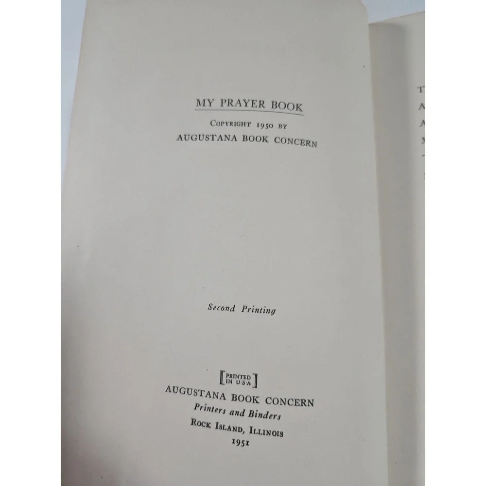 My Prayer Book Ages 9 To 14 By Margaret M Carlson 1950